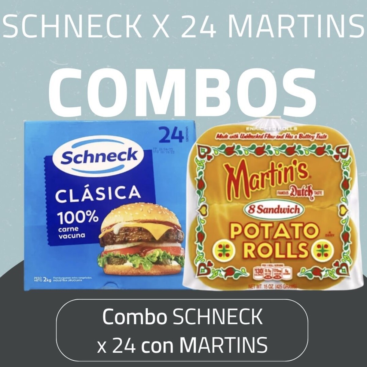 COMBO SCHNECK CLASICA MARTINS 24 UDS 