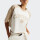 Remera Converse Retro Chuck Cropped Tee Off White
