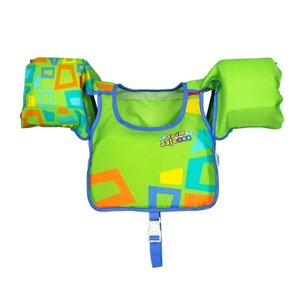 Flotador Salvavidas Niños Bestway Inflable Chaleco Brazos Variante Color Verde