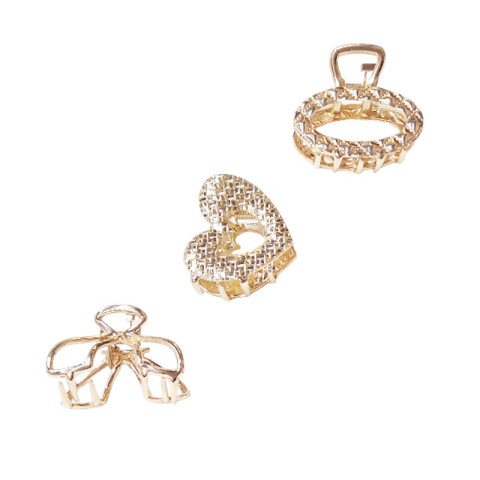 Broches pinzas doradas para el cabello Broches Pinzas Doradas Para El Cabello