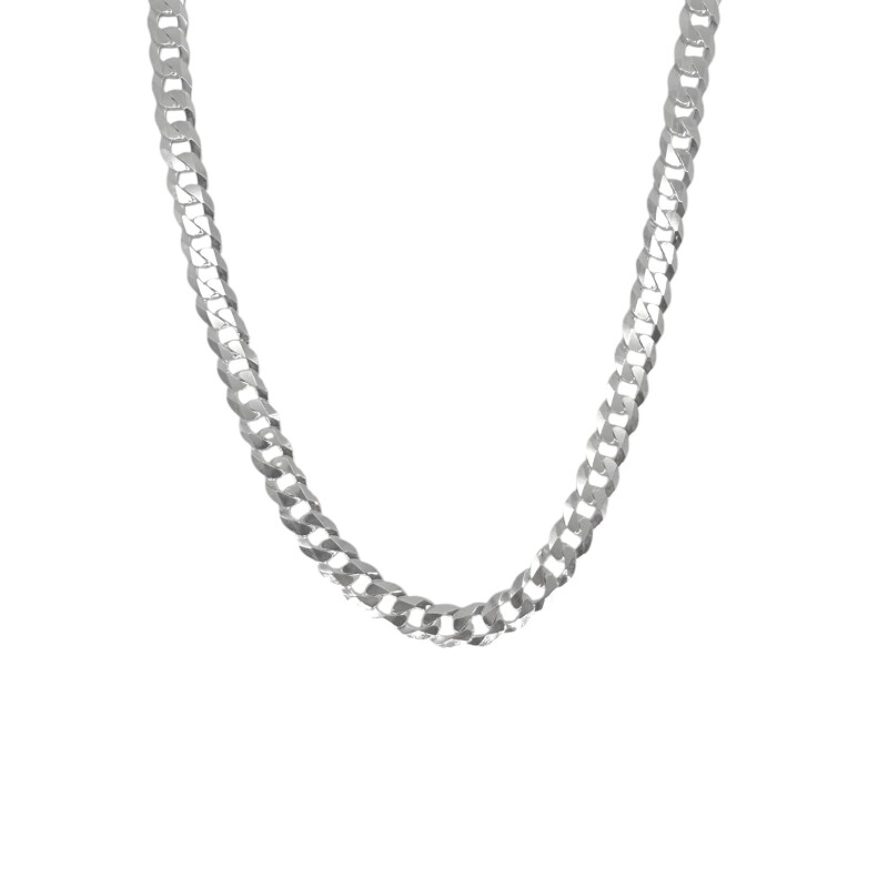 Cadena Cubana - Plata 925 - Sin Piedra - CD3517 sinpiedra
