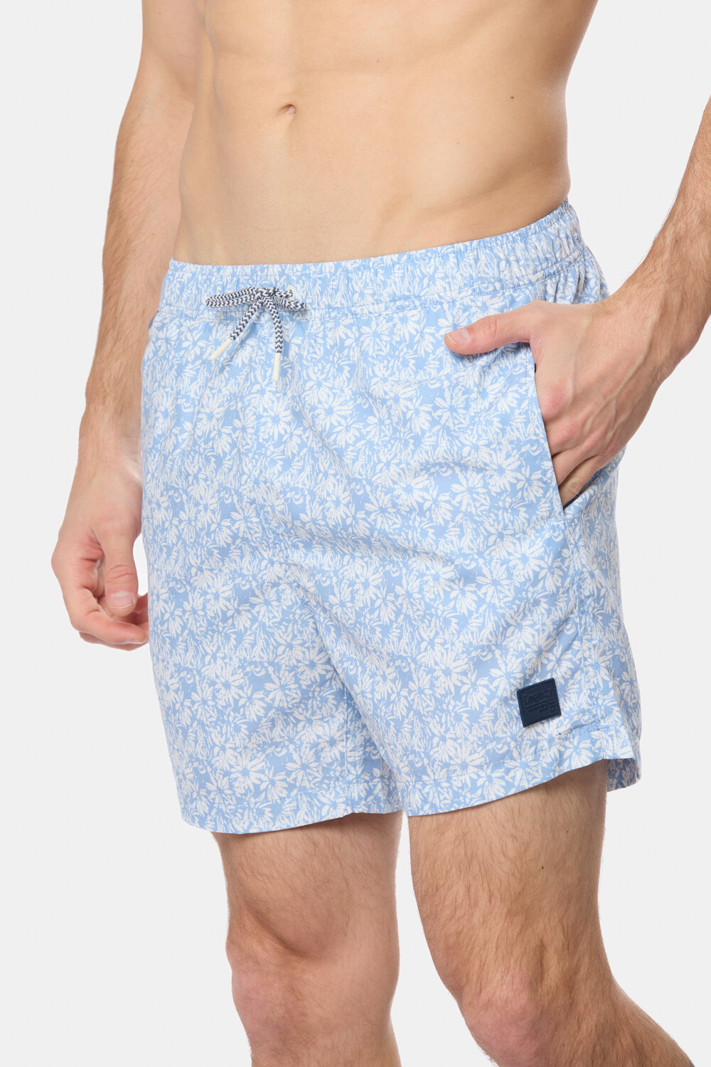 SHORT DE BAÑO ESTAMPADO Piedra