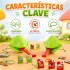 Juego Lengua de Rana X2 Captura Insectos con Cartas Verde