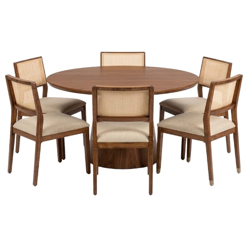 JUEGO COMEDOR ZV ESTERILLA 6 PUESTOS- SE(CD) Unica