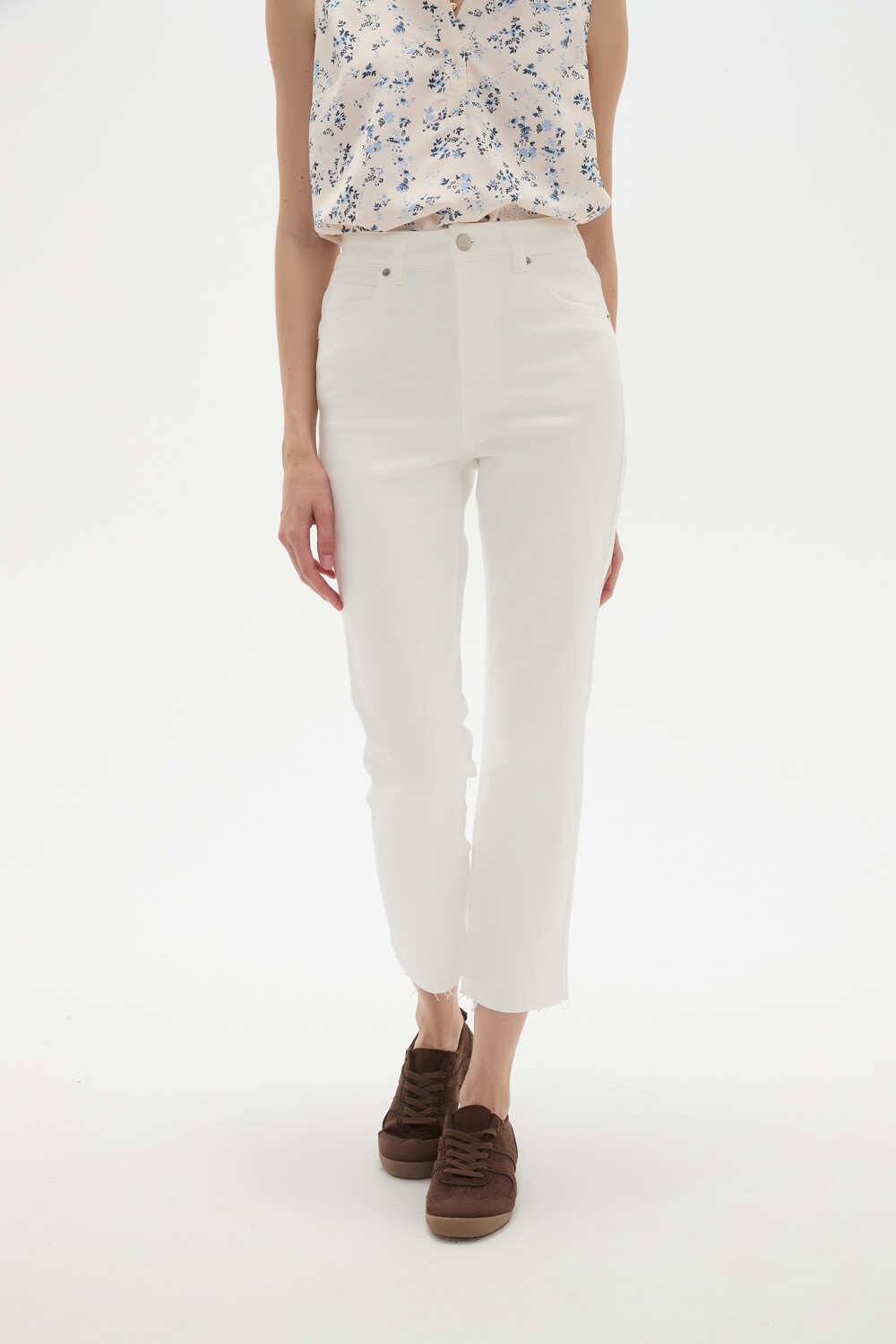 Pantalon Vilehada Marfil / Off White