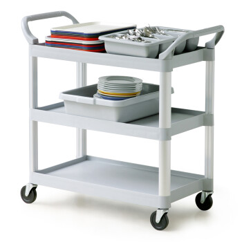 Carro servicio plastico/aluminio 3 niveles 106X48X100 cm Sunnex Carro servicio plastico/aluminio 3 niveles 106X48X100 cm Sunnex