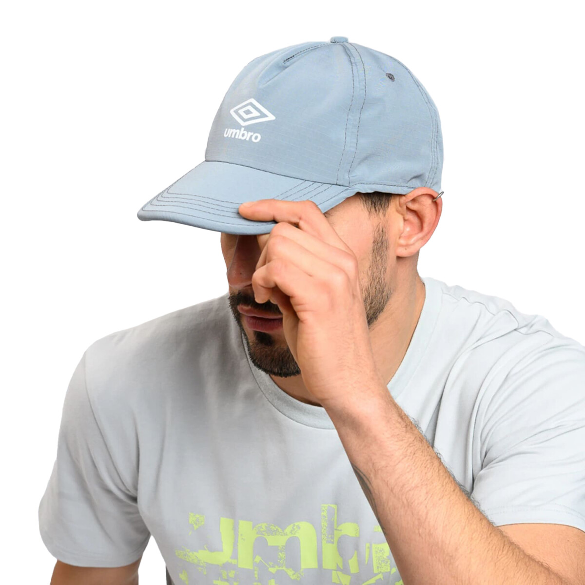 Gorra Umbro Fit - Gris - Blanco 