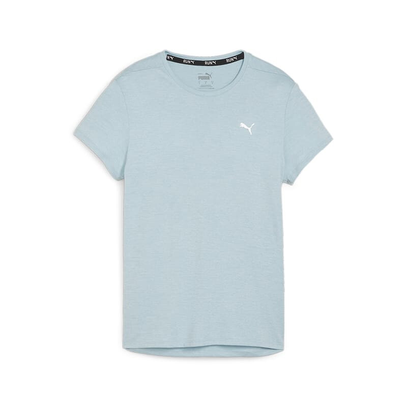 Remera Puma Run Heather de Mujer - 523168 22 Celeste