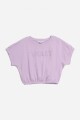 Remera con elástico VIOLETA