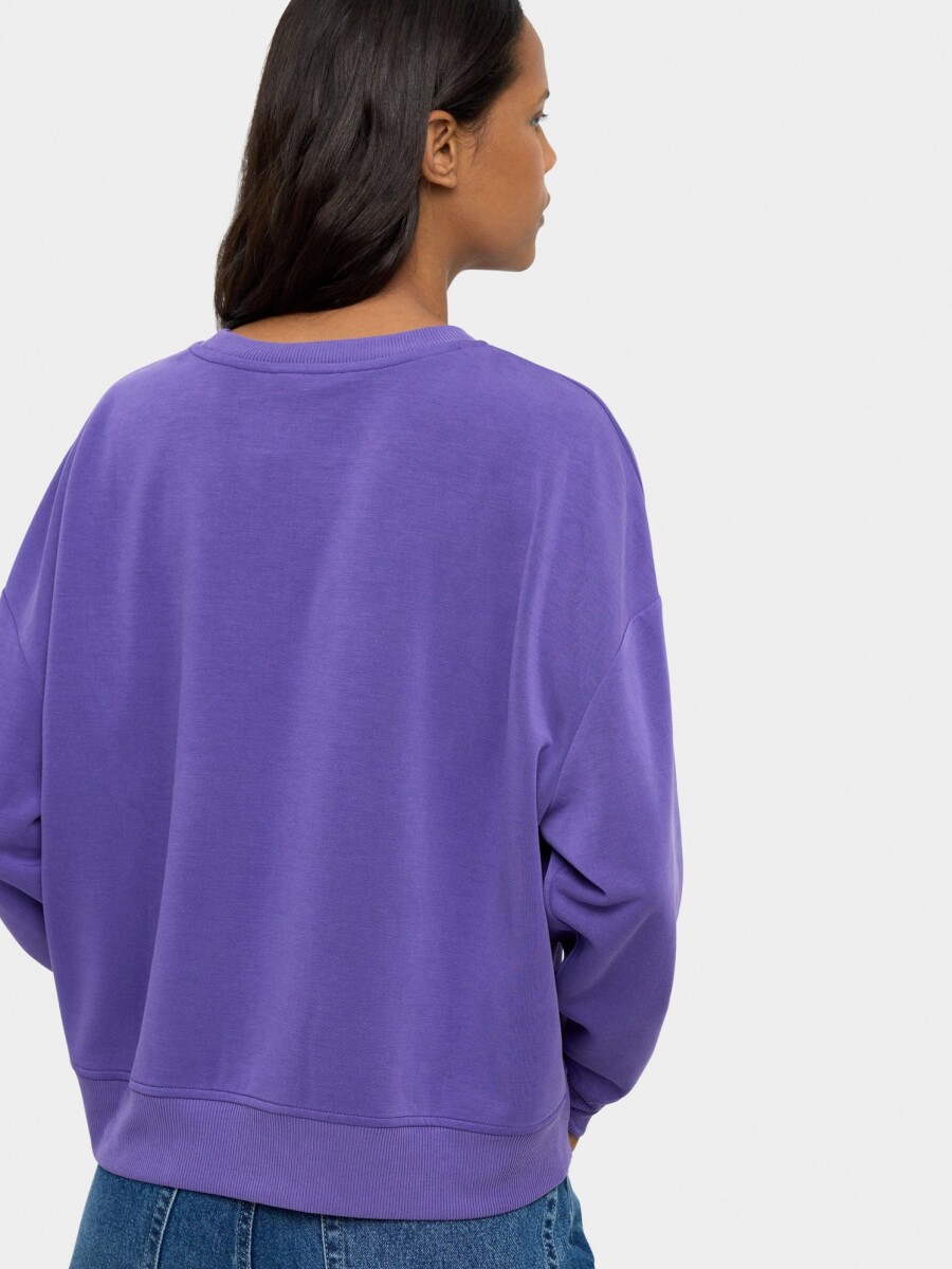 Sudadera Básica violeta