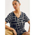 BLUSA MM FEM AZUL ESCURO