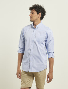 011762 CAMISA HARRINGTON LABEL Celeste