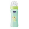 Biberon 250ml silicona benessere CHICCO verde