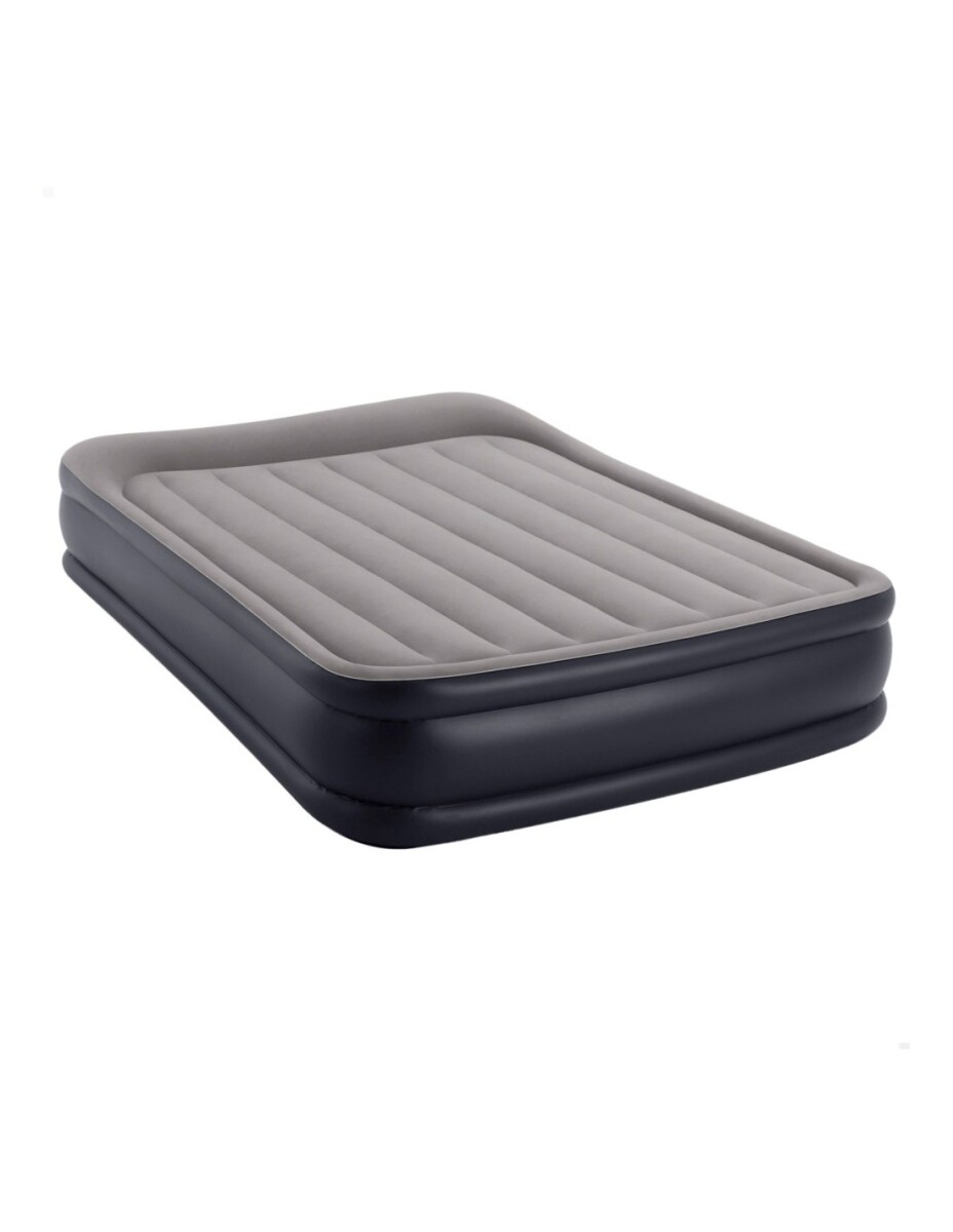INTEX COLCHON SOMMIER DURA-BEAM PLUS PILLOW DLX 2 PLAZAS INFLADOR 