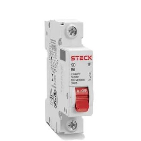 DISYUNTOR DIN SDZ 1X10 A 06KA - STECK DISYUNTOR DIN SDZ 1X10 A 06KA - STECK