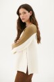 BUZO LINK BITONO BEIGE