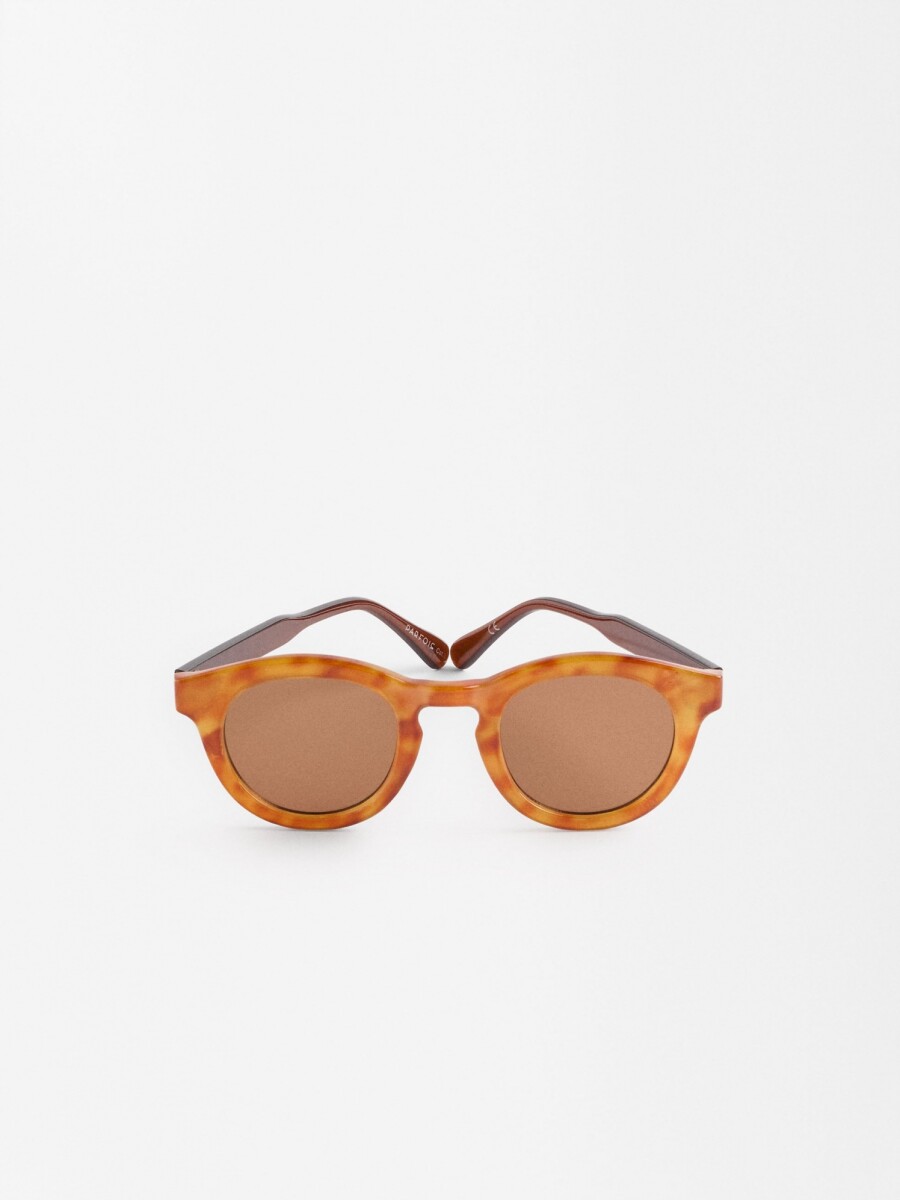 Gafas De Sol Redondas marron