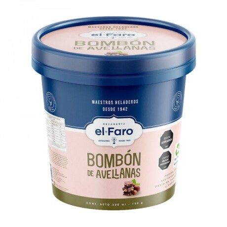 HELADO BOMBON AVELLANA FARO 200ML +SOLO PDE O WEB+ HELADO BOMBON AVELLANA FARO 200ML +SOLO PDE O WEB+