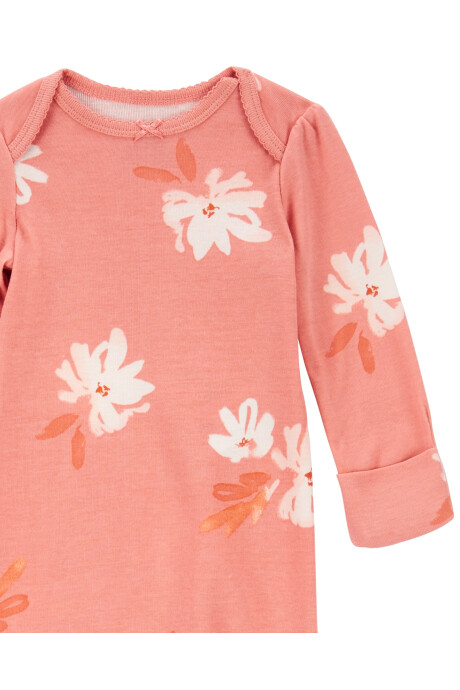 Pack dos bolsas de dormir de algodón, rosadas, diseño floral Pack dos bolsas de dormir de algodón, rosadas, diseño floral