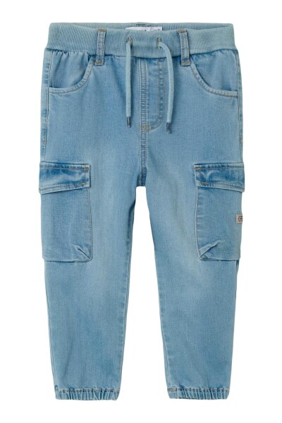 Jean Cargo Ben Medium Blue Denim