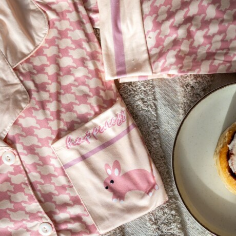 Pijama 3 piezas Rosado Pijama 3 piezas Rosado