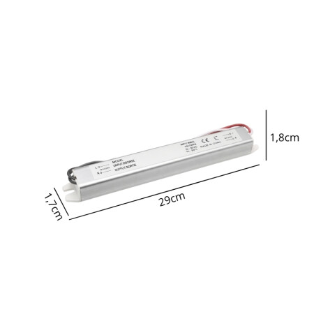 TRANSFORMADOR PARA CINTA LED 60W MODELO SLIM 24V Transformador Para Cinta LED 24V Modelo Slim De 60W