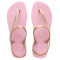 Sandalia de Mujer Havaianas Flash Urban Rosa Ballet - Dorado