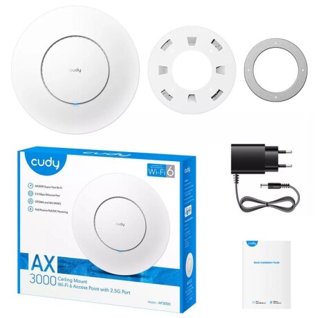 Access Point Cudy Wifi AX3000 con Adaptador Cc 001