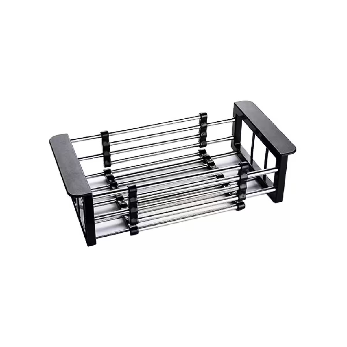 Cesta Extensible Para Pileta De Acero Negra 