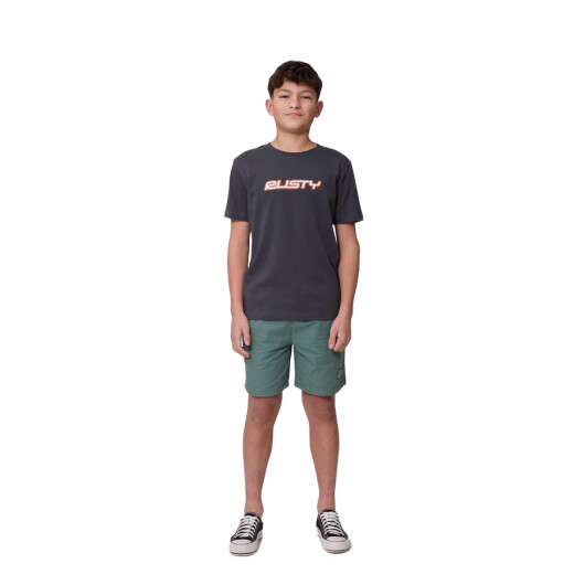 Remera Rusty Rivio Niño - Gris Remera Rusty Rivio Niño - Gris