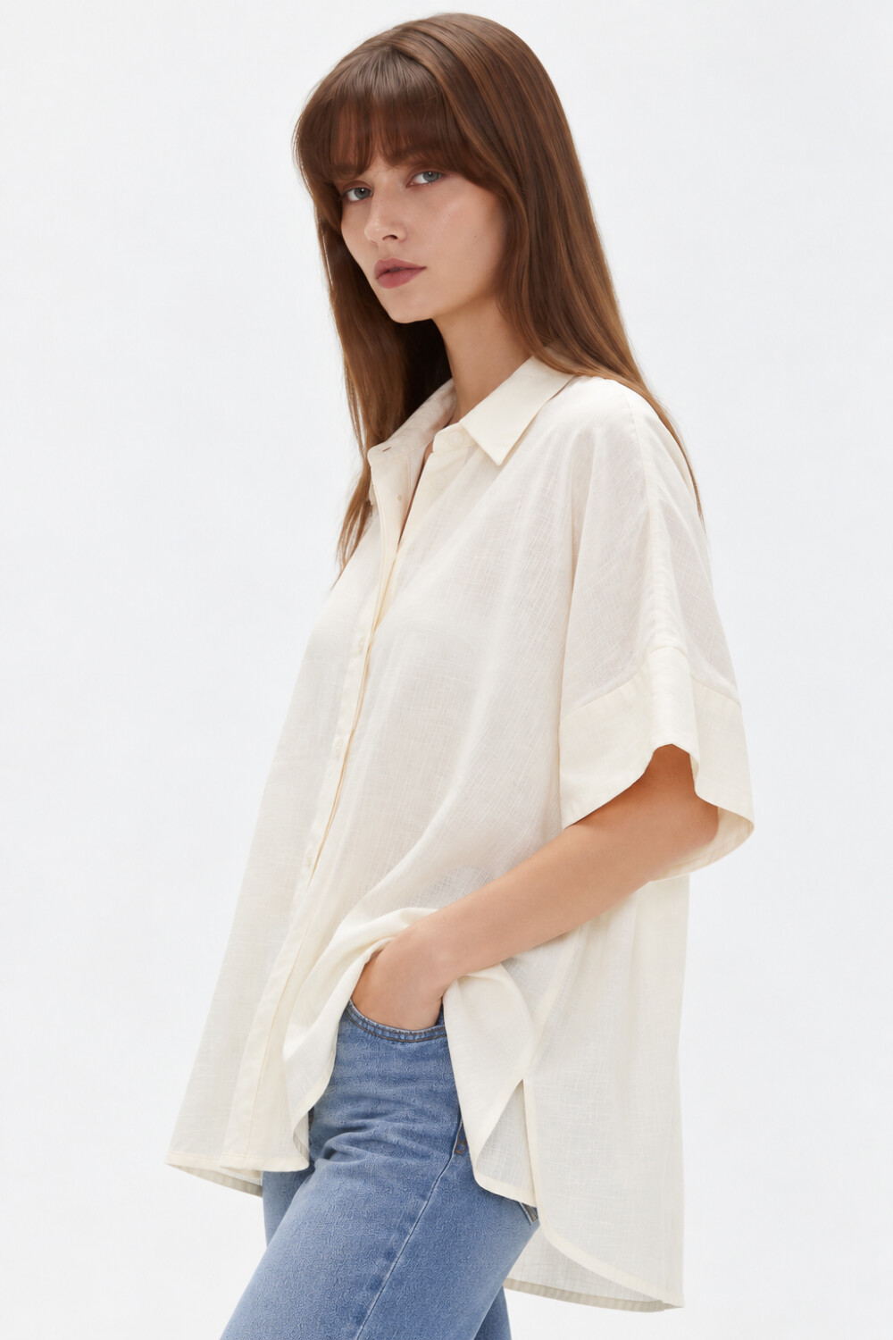 Camisa Litsa Crudo / Natural
