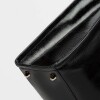Cartera de Mano Capri En Cuero Liso Negro
