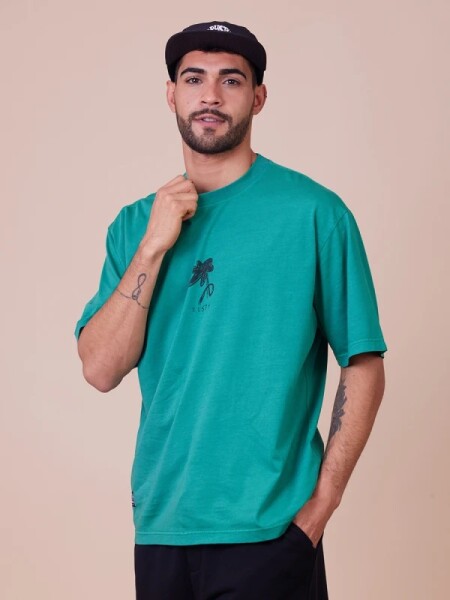 T-SHIRT RUSTY BEGET VERDE