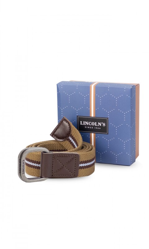 CINTO PAMPA 110 CMS. KAKI C/ MARRON