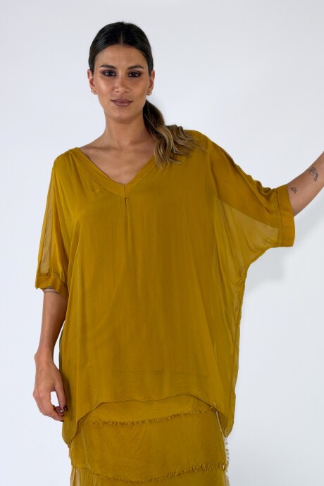 BLUSA VERONA Mostaza