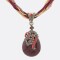 Collar Gema Mujer Varios Colores Rojo