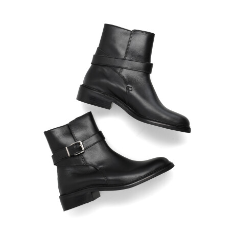 BOTA VENET - CUERO SAFFY NEGRO