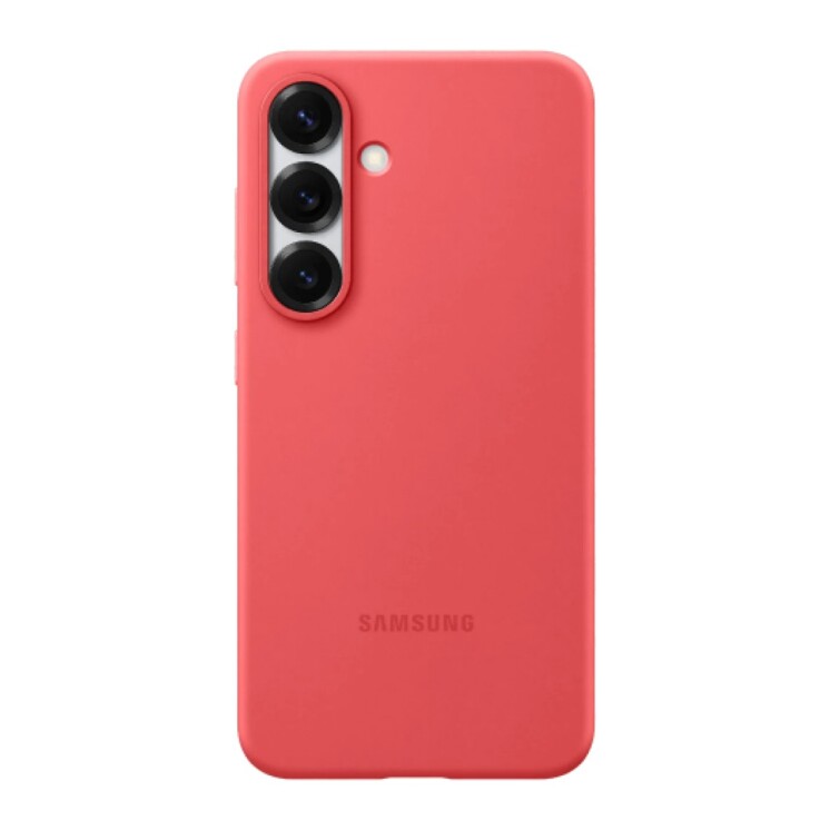 Funda Samsung Silicone Case para Galaxy S25 Red