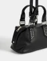 Bowling Noche Cartera Bowling Con Tachas - Negro