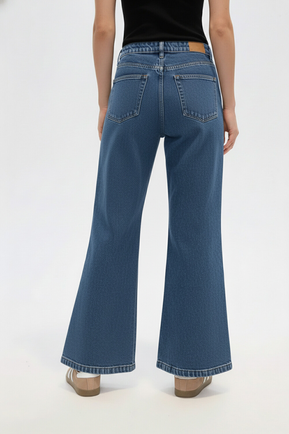 Pantalon Ferrugem Azul Medio