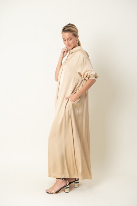 VESTIDO AMETRINA Beige