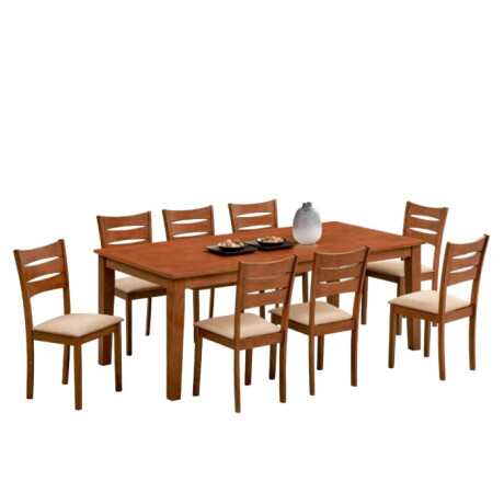 Juego de Comedor 8 Sillas HV Bluebell Madera Maciza Rubberwood Juego de Comedor 8 Sillas HV Bluebell Madera Maciza Rubberwood