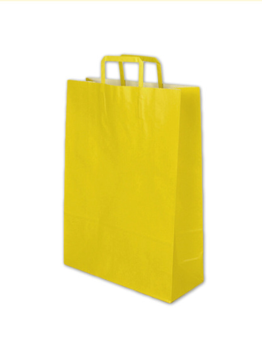 Bolsa lisa acuario 30x12x41 cm - AMARILLO 