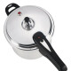 Olla express presión Tefal 8L aluminio 5 sistemas seguridad c/tapa Olla express presión Tefal 8L aluminio 5 sistemas seguridad c/tapa