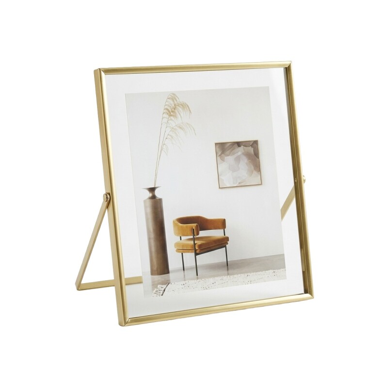 PORTARRETRATO METAL DORADO 20.4X25CM Unica