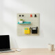 Panel perforado pegboard metálico organizador de pared 40x40 cm – Multiuso para el hogar Blanco