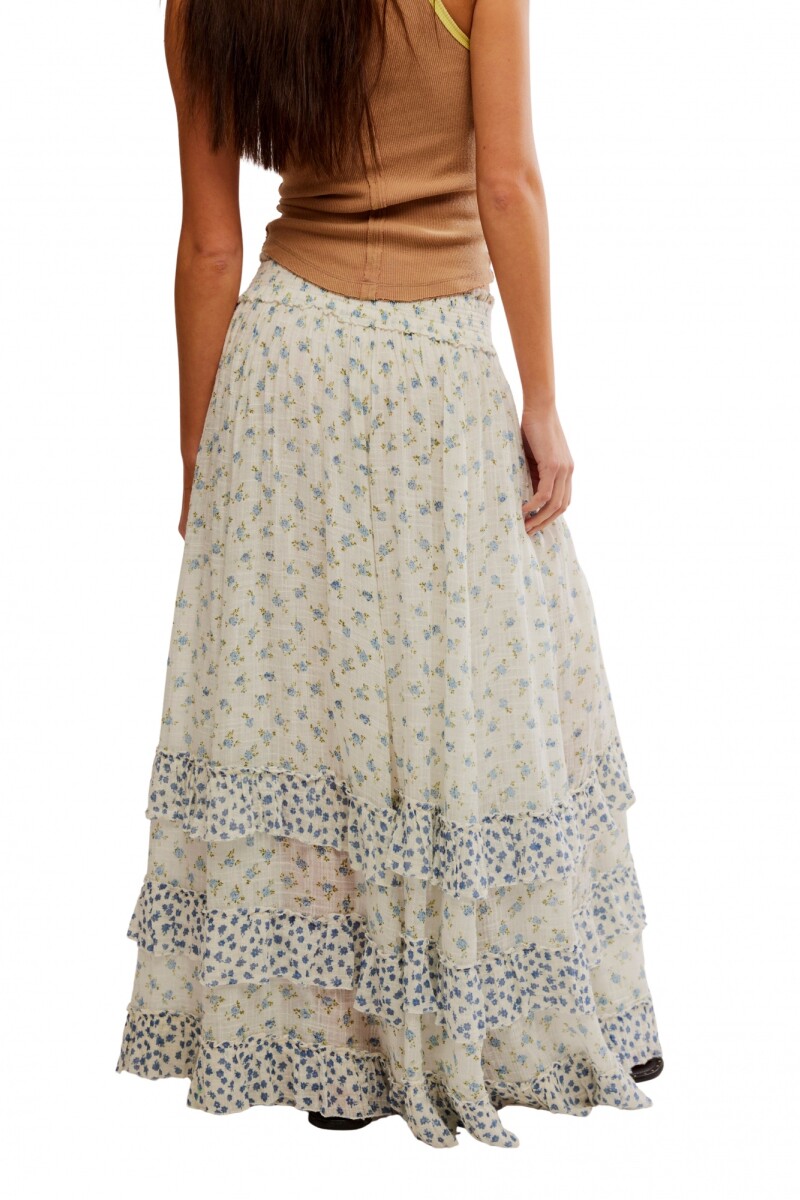 Pollera Brynn Maxi Marfil