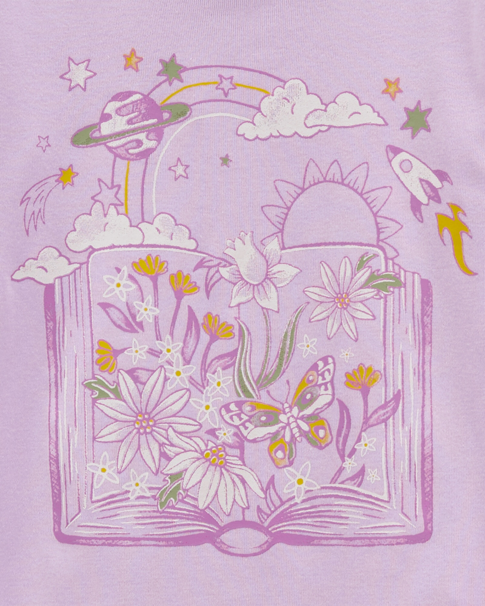 Pijama cuatro piezas de algodón, dos bermudas y dos remeras manga corta diseño floral Pijama cuatro piezas de algodón, dos bermudas y dos remeras manga corta diseño floral