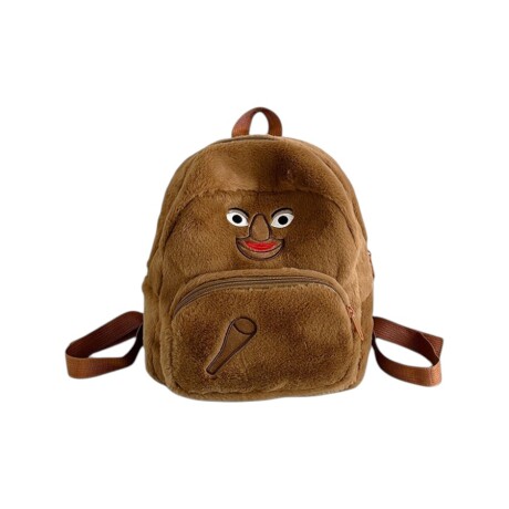 Mochila Peluche LB-11 de Felpa MARRON