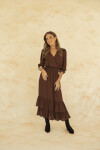 VESTIDO VALENTINA MAXI BROWN VESTIDO VALENTINA MAXI BROWN